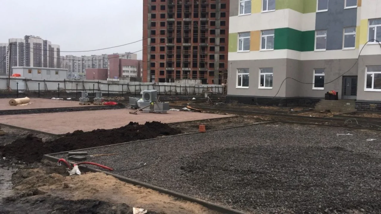 Щебёночное основание под покрытия — объект Громадис на проспекте Космонавтов